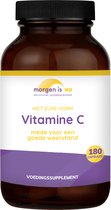 Niet-zure vitamine C | Maag- en darmvriendelijk | Hoge opneembaarheid | 180 vegan capsules | Morgen is Nu
