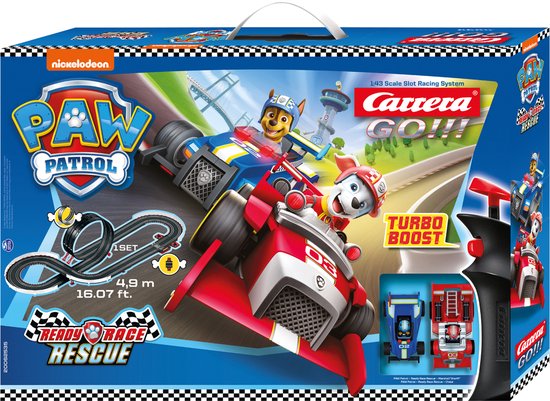 Carrera Go!!! Racebaan - GO!!! PAW PATROL - Ready R Rescue -