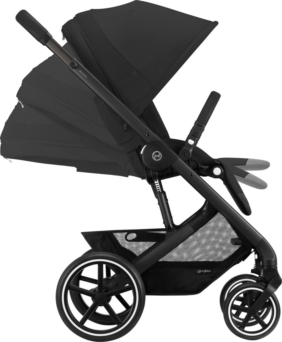 Cybex Balios S Lux Kinderwagen Zwart Frame Moon Black - afbeelding 3