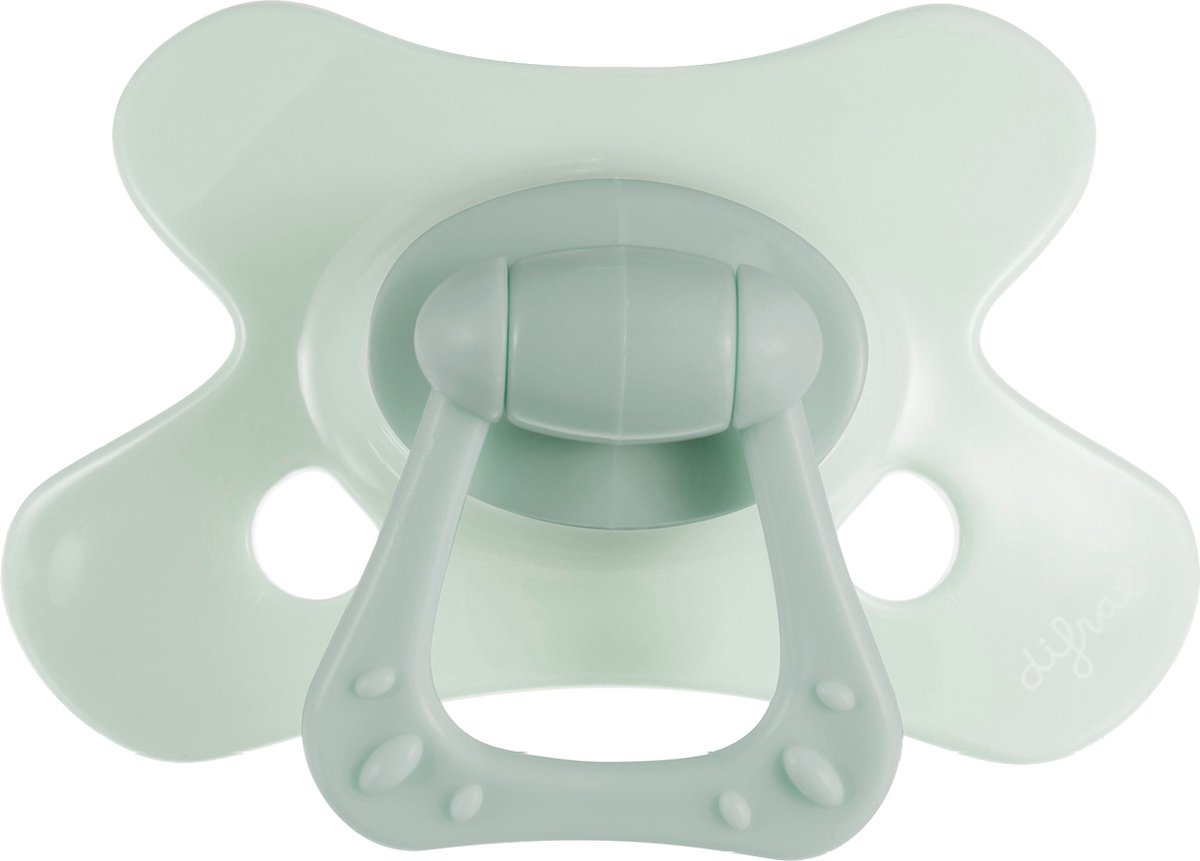 Goedkoopste Difrax Uni Fopspeen - Rond - 6 Mnd - Green Jade