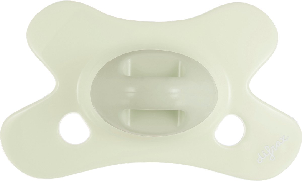 Goedkoopste Difrax Fopspeen - Rond - 0-6 Mnd - Lime Emerald