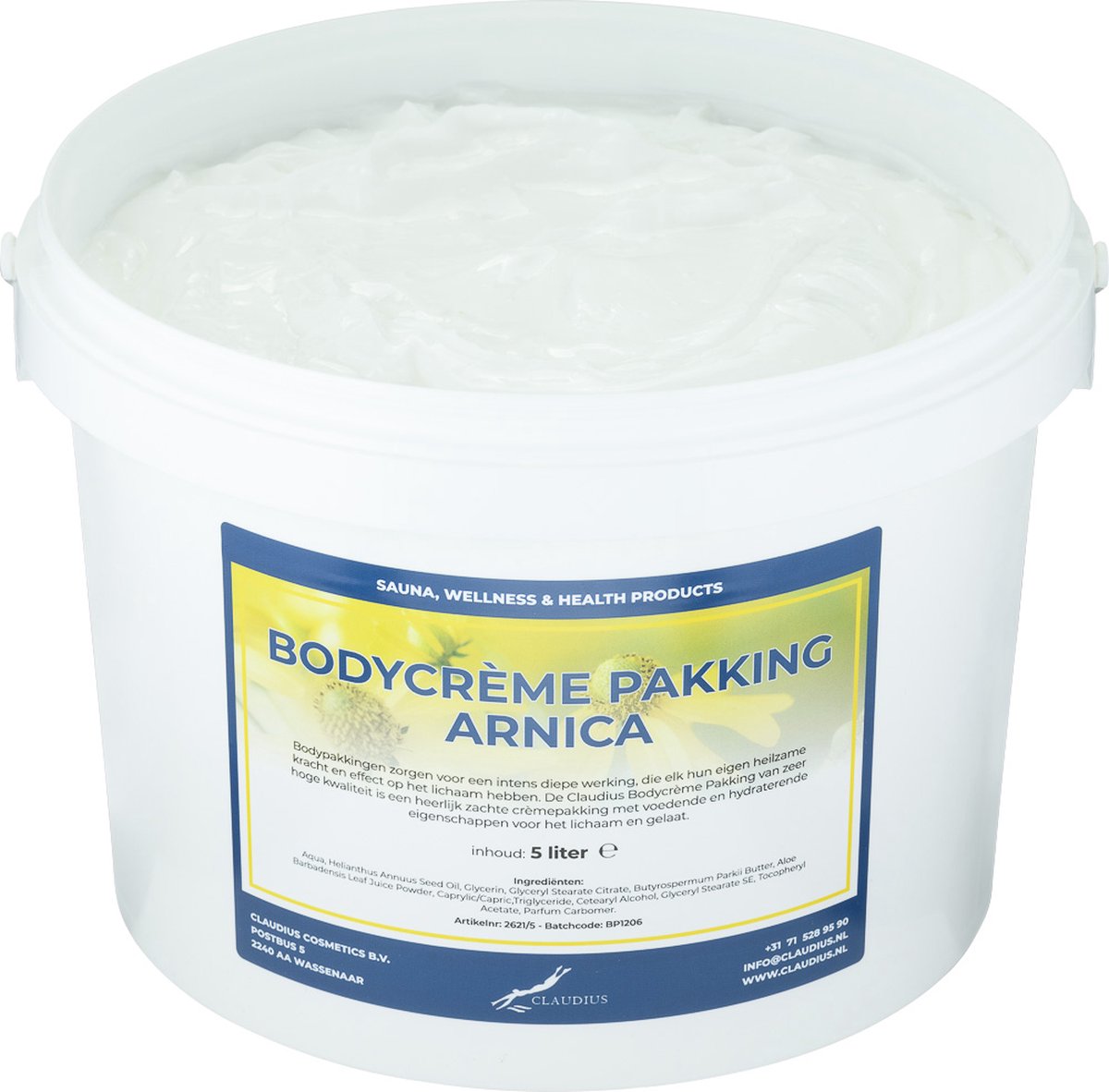 Goedkoopste Bodycrème Pakking Arnica - 5 liter