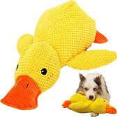 Peluche apaisante pour chien - Canard jaune - Jaune - Chien - Duck - Repos - Jouet pour chien