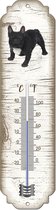 Thermomètre: Podenco / race de chien / température intérieure et extérieure / -25 à + 45C