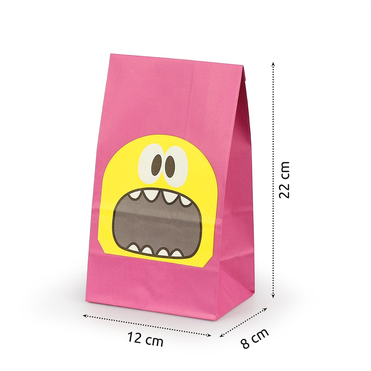 Isa's Friends® Uitdeelzakjes + Stickers - Monsters - 40 stuks - Stevig Papier - Traktatie zakjes — afbeelding 4