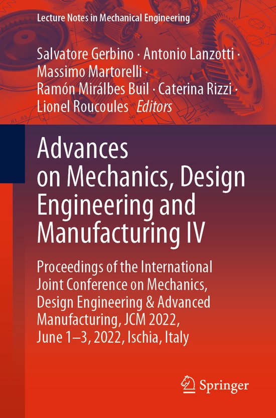 Lecture Notes in Mechanical Engineering- Advances on Mechani ... - cover