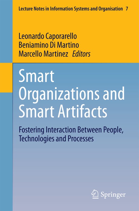 Smart Organizations and Smart Artifacts - cover