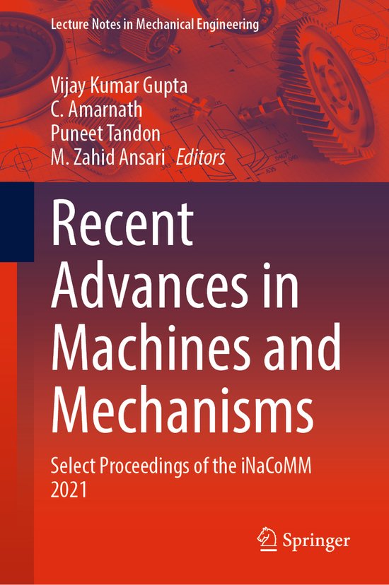 Lecture Notes in Mechanical Engineering- Recent Advances in  ... - cover