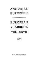 Annuaire Europeen / European Yearbook- Annuaire Europeen / European Yearbook