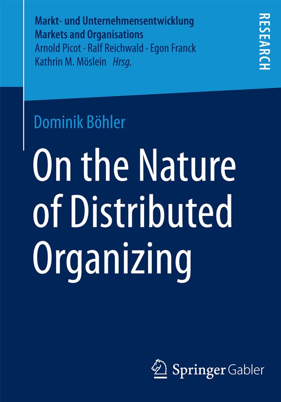 On the Nature of Distributed Organizing - cover