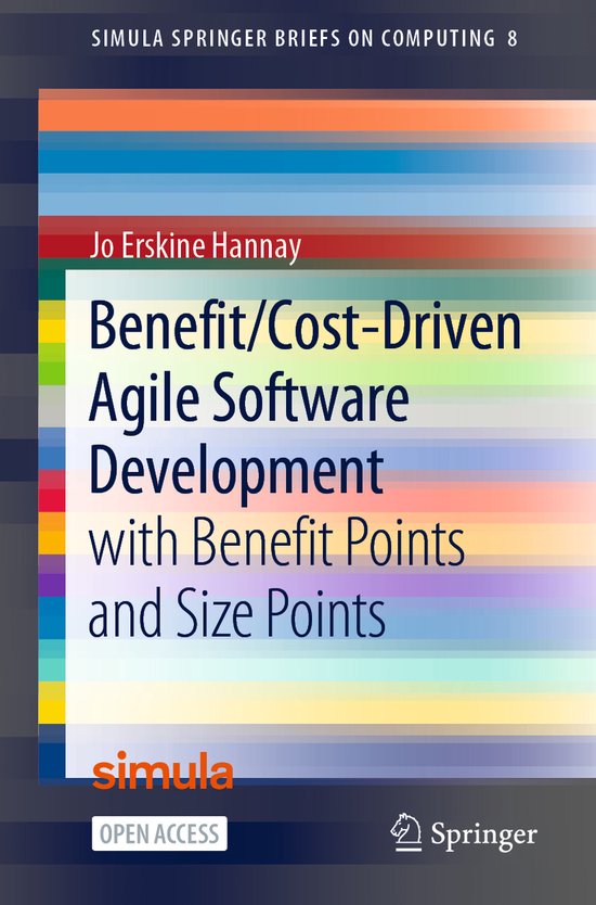 Simula SpringerBriefs on Computing8- Benefit/Cost-Driven Sof ... - cover