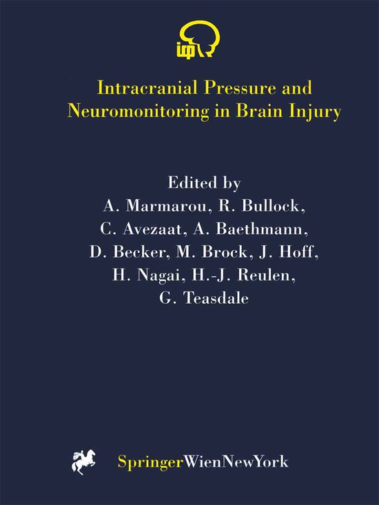 Intracranial Pressure and Neuromonitoring in Brain Injury - cover