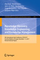 Communications in Computer and Information Science976- Knowledge Discovery, Knowledge Engineering and Knowledge Management
