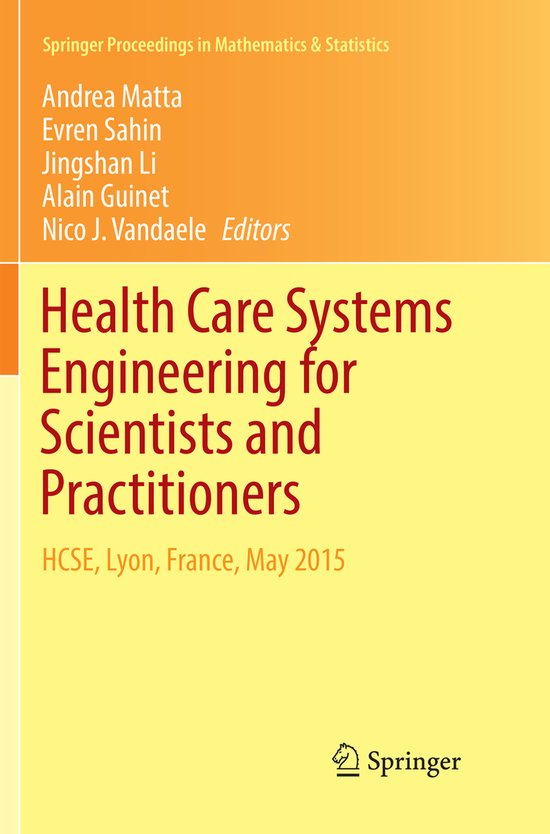 Springer Proceedings in Mathematics & Statistics169- Health  ... - cover