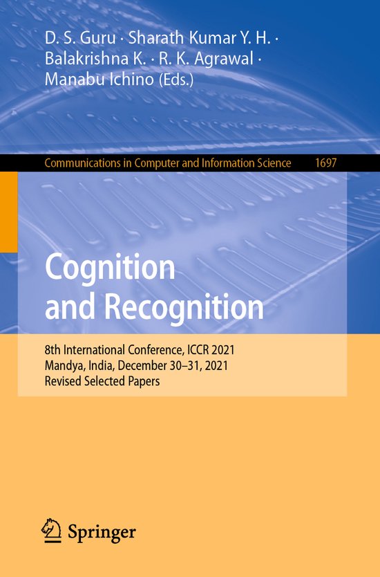 Communications in Computer and Information Science1697- Cogn ... - cover
