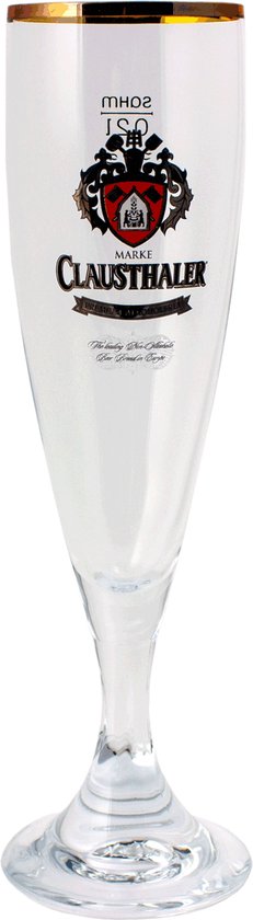 6x verre Clausthaler 0- verres à bière - tulp - verres sans alcool - bar gastro