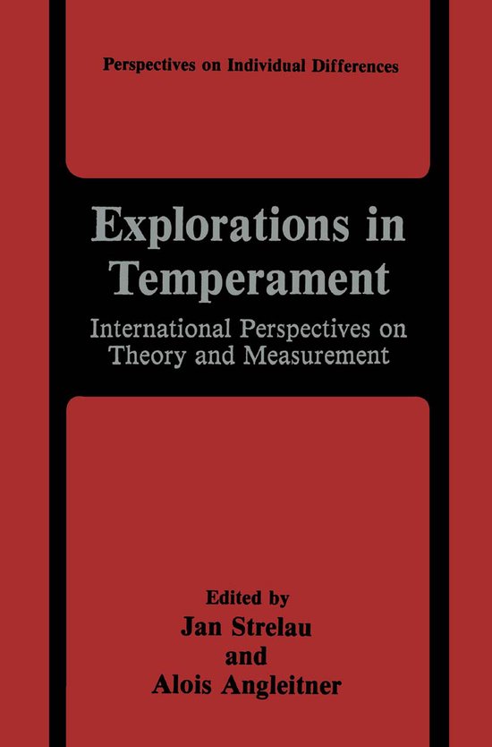 Explorations in Temperament - cover