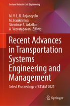 Lecture Notes in Civil Engineering- Recent Advances in Transportation Systems Engineering and Management