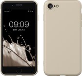 kwmobile telefoonhoesje geschikt voor Apple iPhone SE (2022) / iPhone SE (2020) / iPhone 8 / iPhone 7 - Hoesje voor smartphone - Back cover in crème