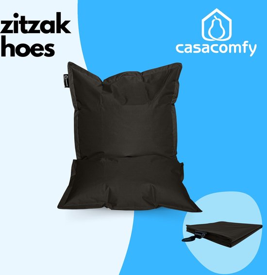 Casacomfy Zitzakhoes,Stoffen,Bekleding,Zonder Vulling,100x150,Zwart,Volwassenen & Kinderen