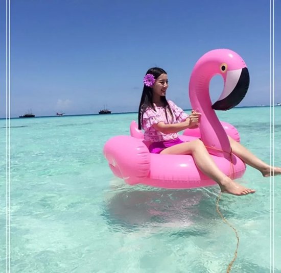 NewWave® - Flamingo Opblaasbaar 150cm - Roze Drijvende Flamingo - Luchtbed Voor Zwembad - Beach - Strand - Pool - Floating Bird Pink 60 Inch - NewWave®