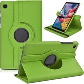 Draaibare Bookcase - Geschikt voor Samsung Galaxy Tab A7 Hoes - 10.4 inch (2020) - Groen