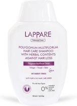 Lappare Hair Care Shampoo - Polygonum Multiflorum, Biotine, Procapil, Trichogen, Fo-Ti en kruidenextracten tegen haaruitval - 300 ml