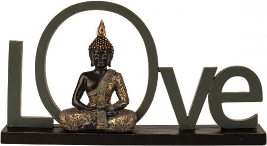 Decoratie Figuur - Love - Boeddha - 36.5 cm