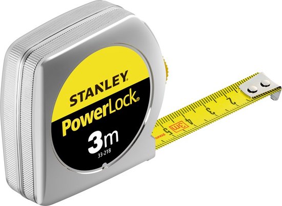Stanley 0-33-218 PowerLock Classic Rolmaat - 3m x 12,7mm - STANLEY