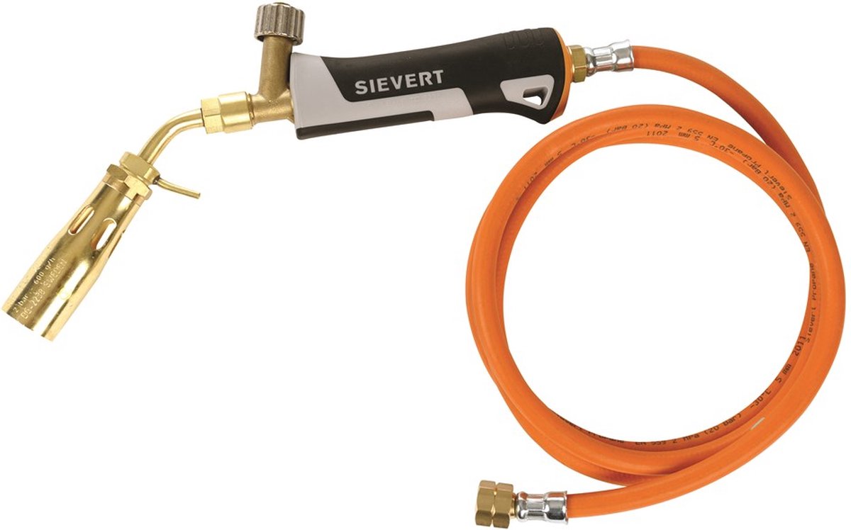 SIEVERT Set met handgr., halspijp, brander, slang