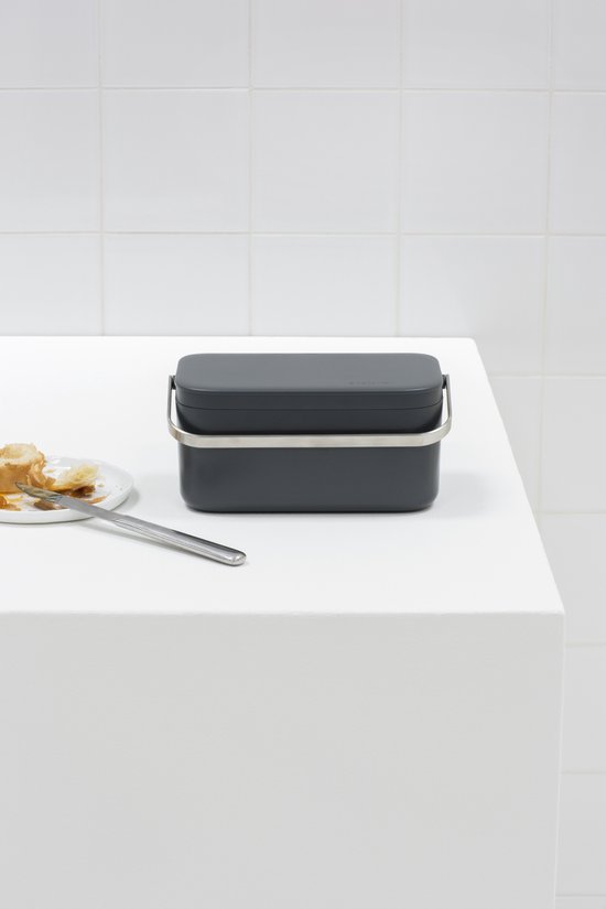 Brabantia SinkSide poubelle de table 1,8 litre - Dark Grey