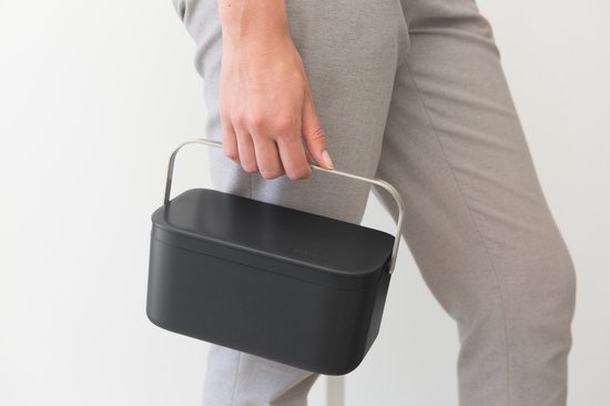 Brabantia SinkSide poubelle de table 1,8 litre - Dark Grey
