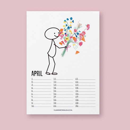 Vrolijke Verjaardagskalender van “Plannen met een glimlach”