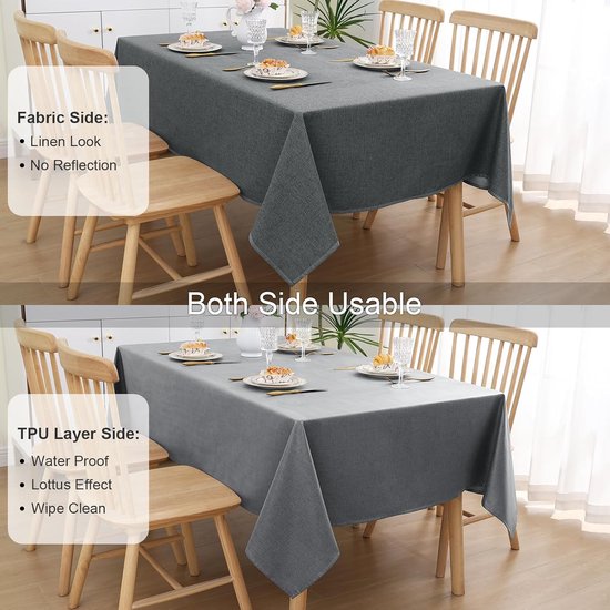Nappe carrée 140 x 140 cm Blanc