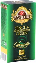 BASILUR Thee vert Sencha en sachets, 25x1,5g