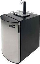 HCB® - Professionele Horeca Bierkoeler - Tapkraan bier - verrijdbaar - 230V - 66.5x51.5x85 cm (BxDxH) - 27.1 kg