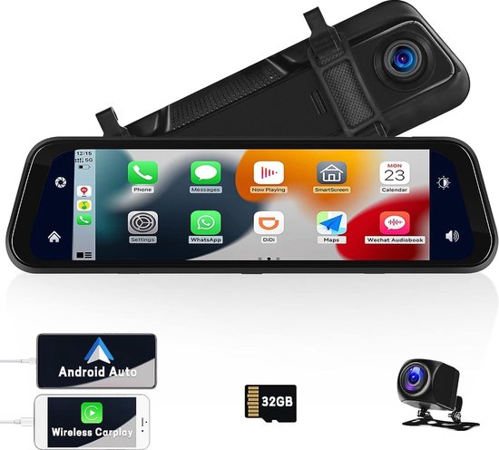 Dash CaméRa groothoek van 170° dashcam auto full hd