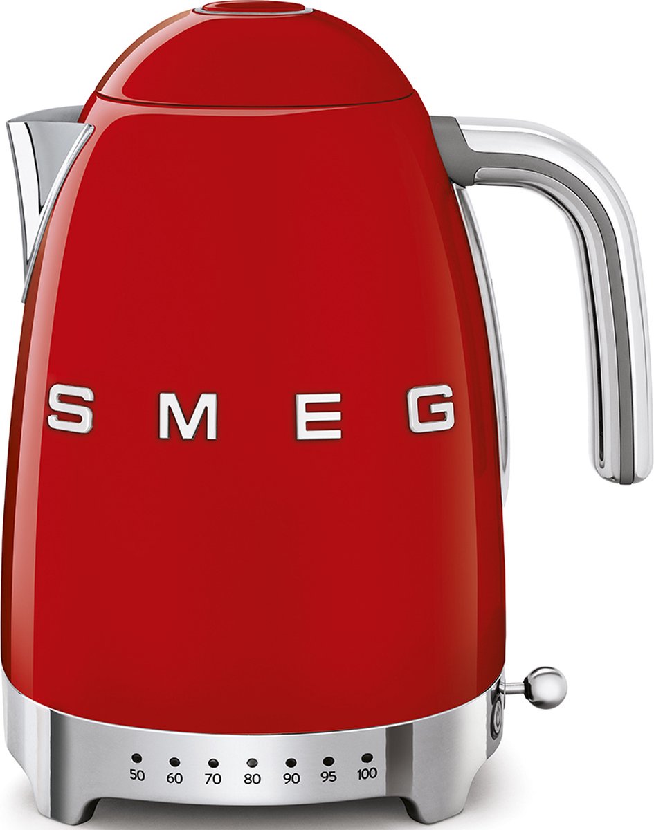 Smeg KLF04RDEU - Regelbare waterkoker - Rood