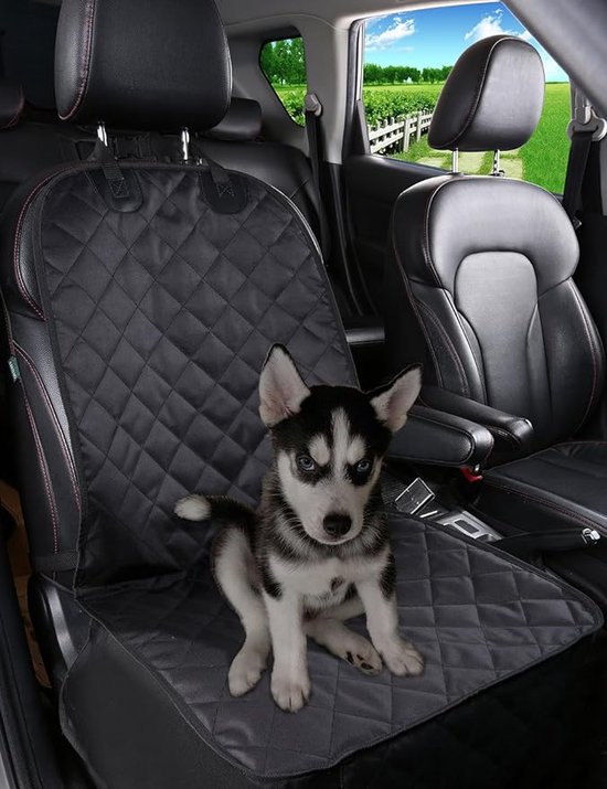 YUNXANIW autostoelhoes voor honden, autostoelhoezen met volledige dekking, dragers en reisproducten voor honden, goede waterdichte prestaties, autostoelbeschermer, geschikt voor SUV's, auto's (Hondenhoes voor voorzetel