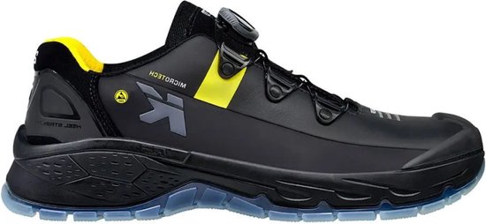 Foto: Hks running star rs 270 boa s3 werkschoenen veiligheidsschoenen safety shoes heren laag stalen neus zonder veters antislip esd lichtgewicht vegan zwart maat 48