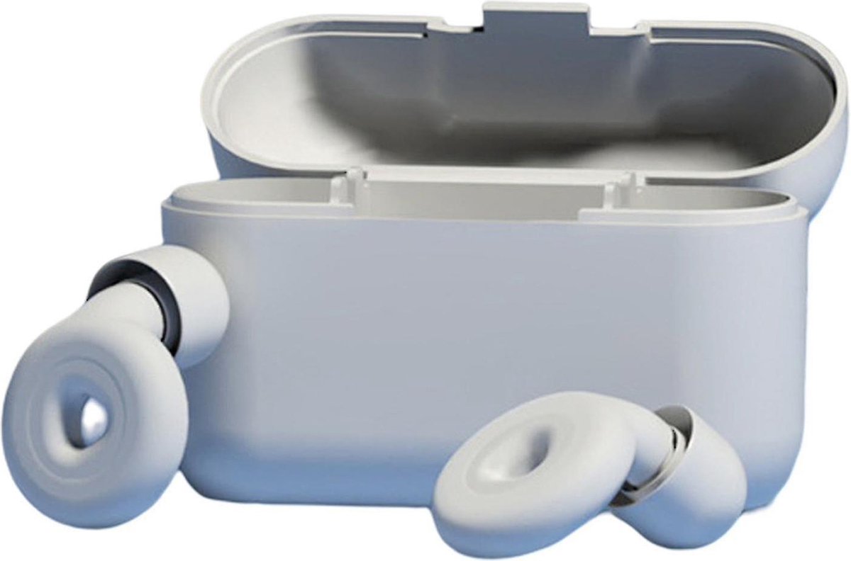 Goedkoopste EASSII Herbruikbare Oordoppen voor Slapen en Festivals - Partyplugs - Gehoorbescherming - Festival Oordopjes - Slaapoordoppen - Geluidsdemping Tot 26 dB - 4 Maten S/M/L - Wit