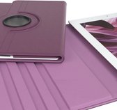Draaibare Bookcase - Geschikt voor oude iPad Hoes 2e, 3e, 4e Generatie - 9.7 inch (2011,2012) Paars