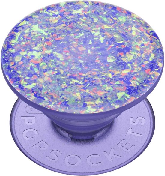 Foto: Popsockets 2 iridescent confetti ice purple 805969 telefoonhouder en standaard premium