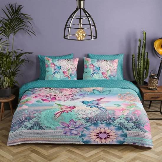 Housse de couette Ganesha - satin de coton n°30351 multi