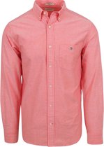 Gant - Casual Overhemd Oxford Roze - Heren - Maat M - Regular-fit