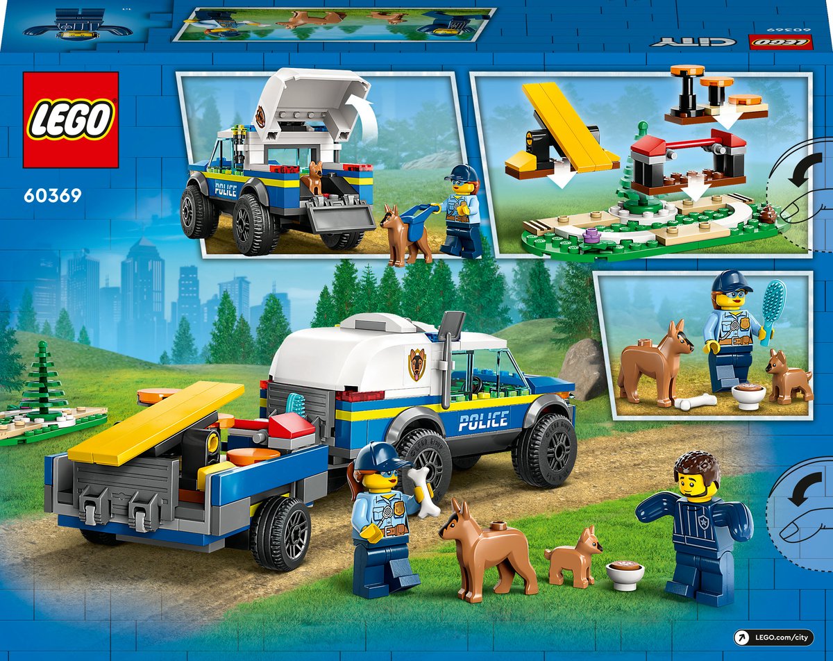 LEGO City Mobiele training voor politiehonden Set - 60369 — afbeelding 25
