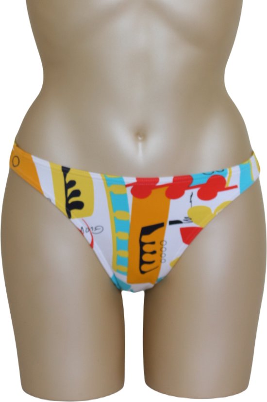 Freya - Casablanca - kleurrijke bikinislip met speelse print - maat S / 36