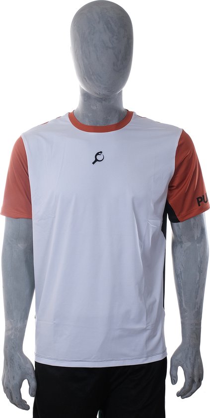 PUNTAZO Padel T-shirt Heren Sportshirt Medium oranje Korte mouw