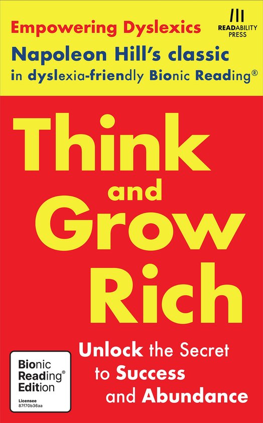 Think and Grow Rich — Bionic Reading® Edition