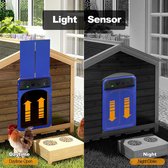 Automatische kippendeur met lichtsensor, elektrisch kippenhok, kippendeur,